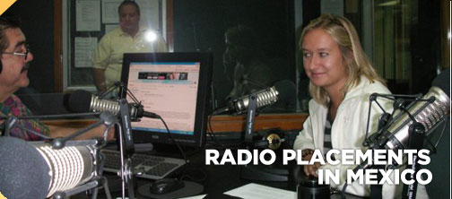 Radio broadcast journalism placements in Mexico