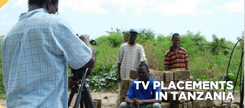 Television broadcast journalism placements in Tanzania